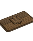 Patch die Flagge der Ukraine mit dem Dreizack der Streitkräfte der Ukraine PVC