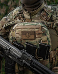 Patch die Flagge der Ukraine mit dem Dreizack der Streitkräfte der Ukraine PVC