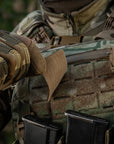 Patch die Flagge der Ukraine mit dem Dreizack der Streitkräfte der Ukraine PVC