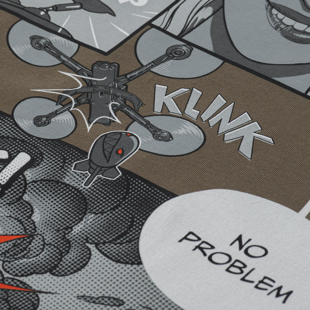 M-Tac T-Shirt Comics Drohnen-Mädchen