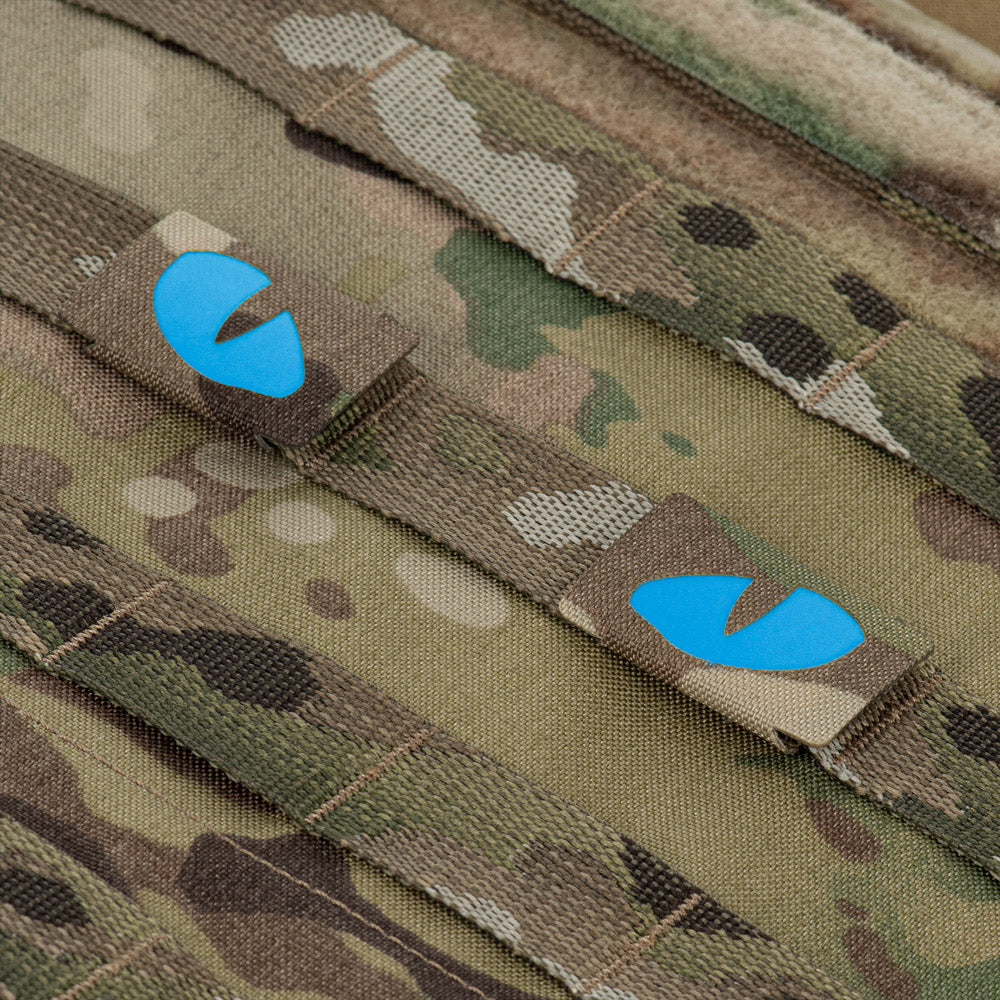 Patch Tigeraugen Laserschnitt (Paar)