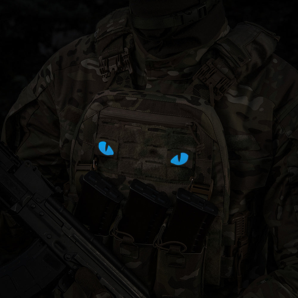Patch Tigeraugen Laserschnitt (Paar)