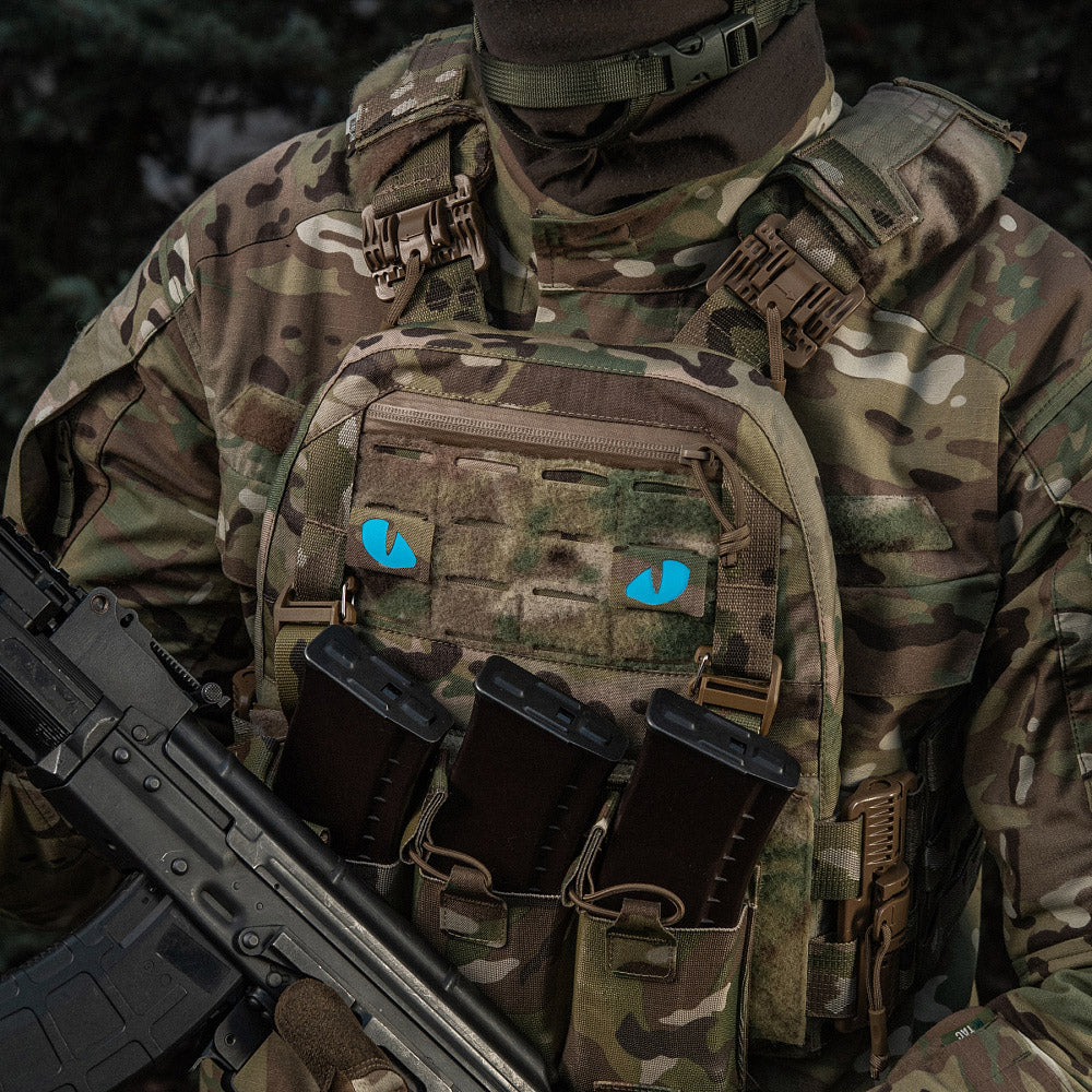 Patch Tigeraugen Laserschnitt (Paar)
