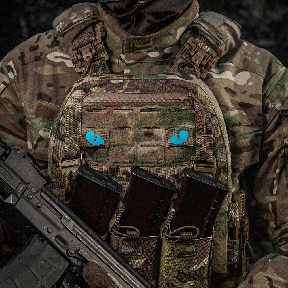 Patch Tigeraugen Laserschnitt (Paar)