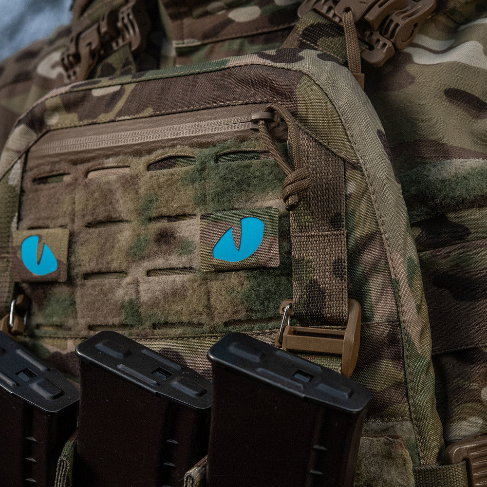 Patch Tigeraugen Laserschnitt (Paar)