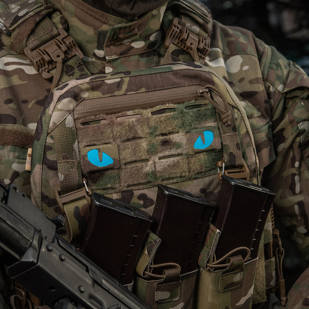 Patch Tigeraugen Laserschnitt (Paar)