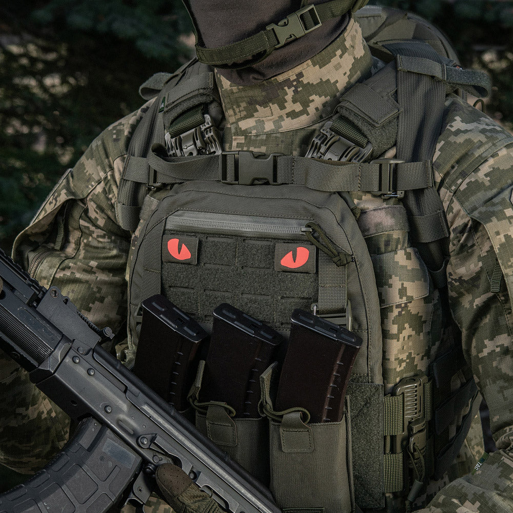 Patch Tigeraugen Laserschnitt (Paar)
