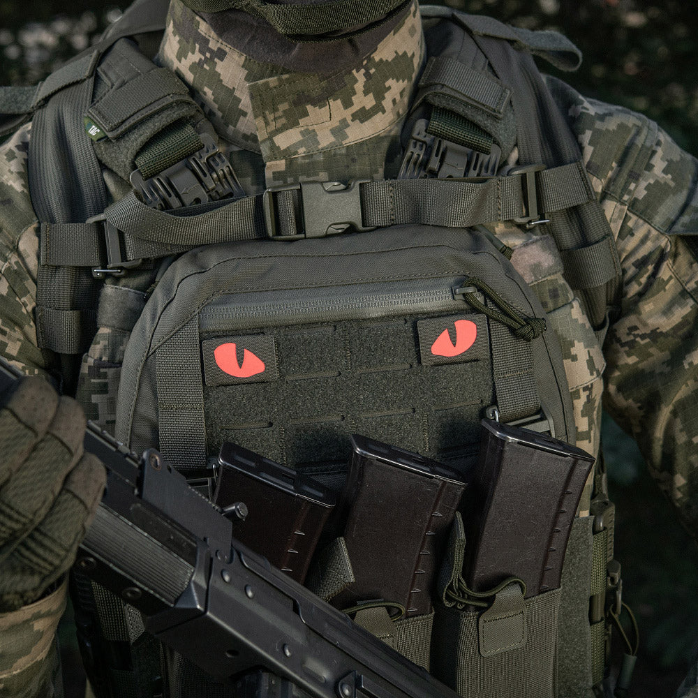 Patch Tigeraugen Laserschnitt (Paar)