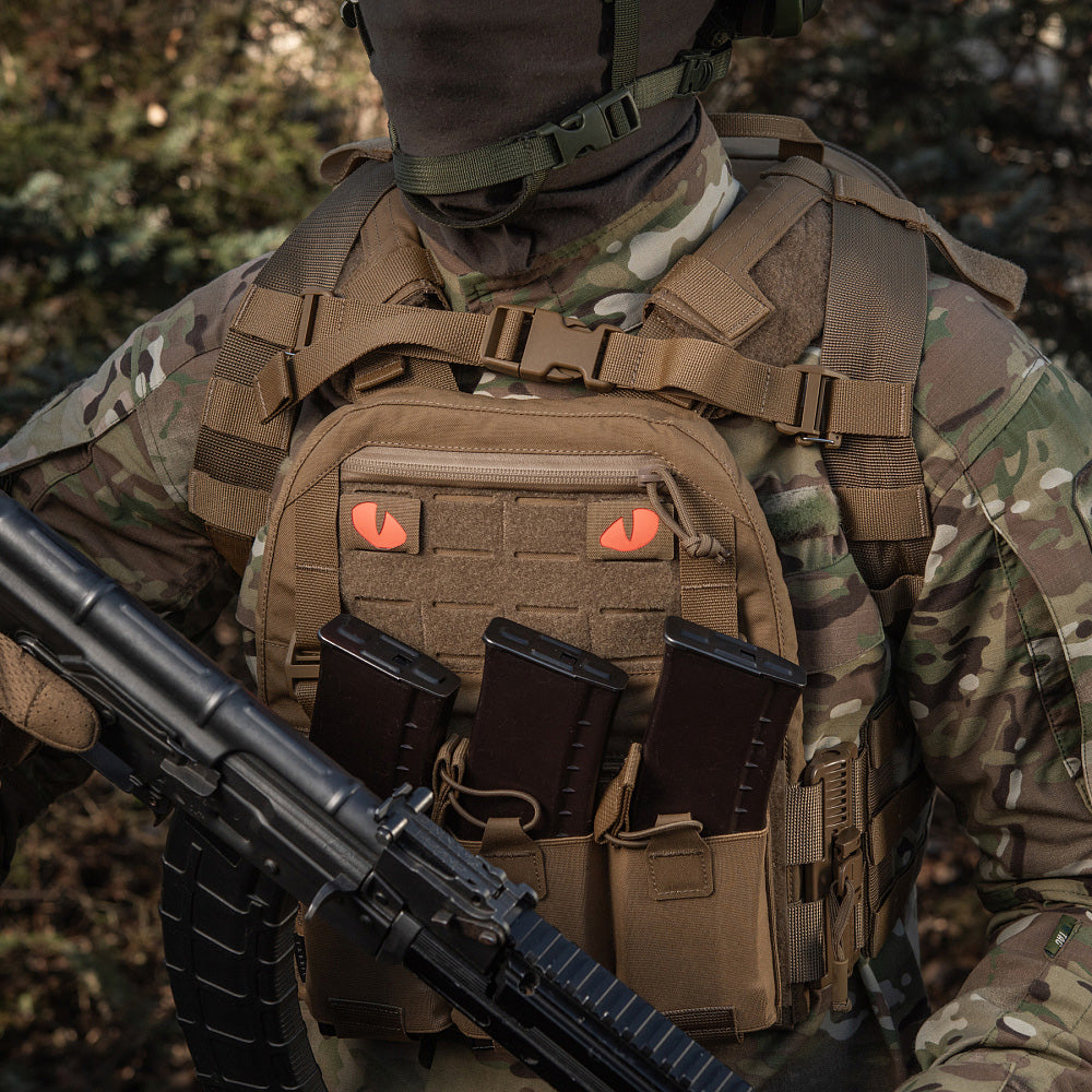 Patch Tigeraugen Laserschnitt (Paar)