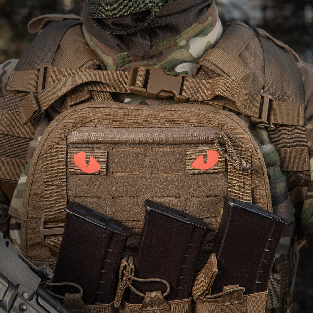 Patch Tigeraugen Laserschnitt (Paar)