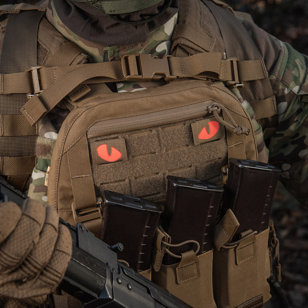 Patch Tigeraugen Laserschnitt (Paar)
