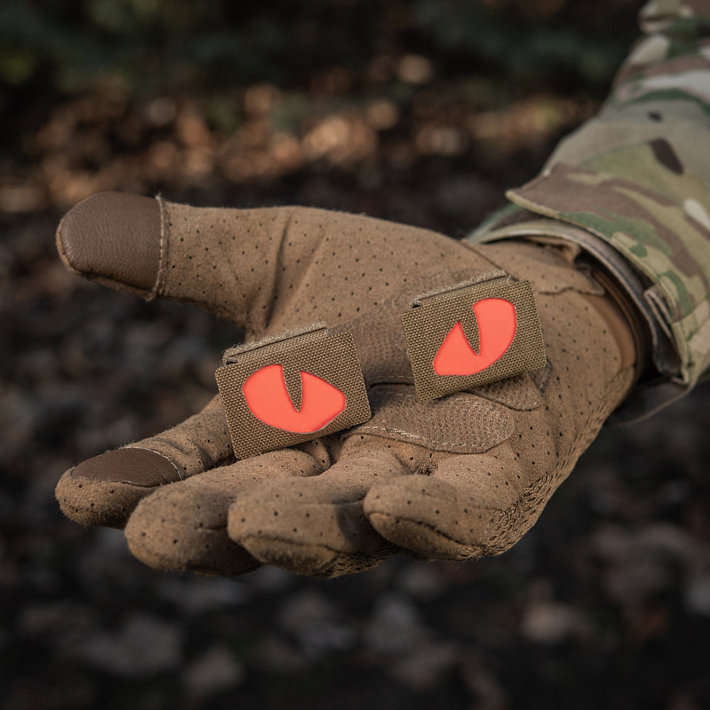 Patch Tigeraugen Laserschnitt (Paar)