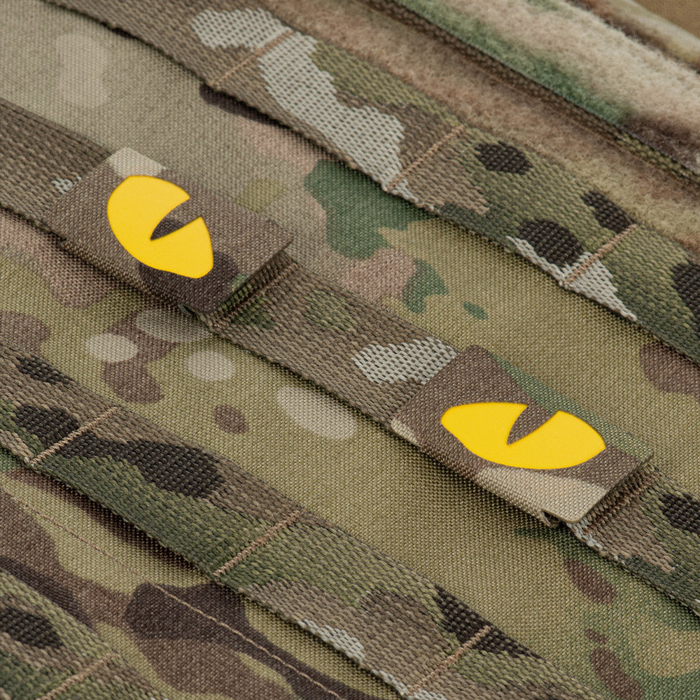 Patch Tigeraugen Laserschnitt (Paar)