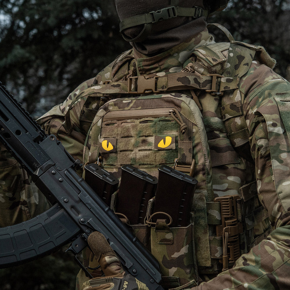 Patch Tigeraugen Laserschnitt (Paar)