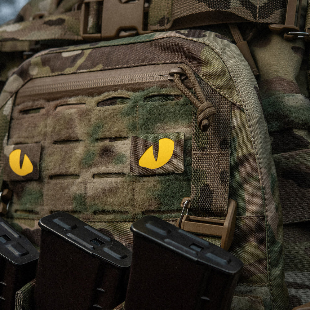 Patch Tigeraugen Laserschnitt (Paar)