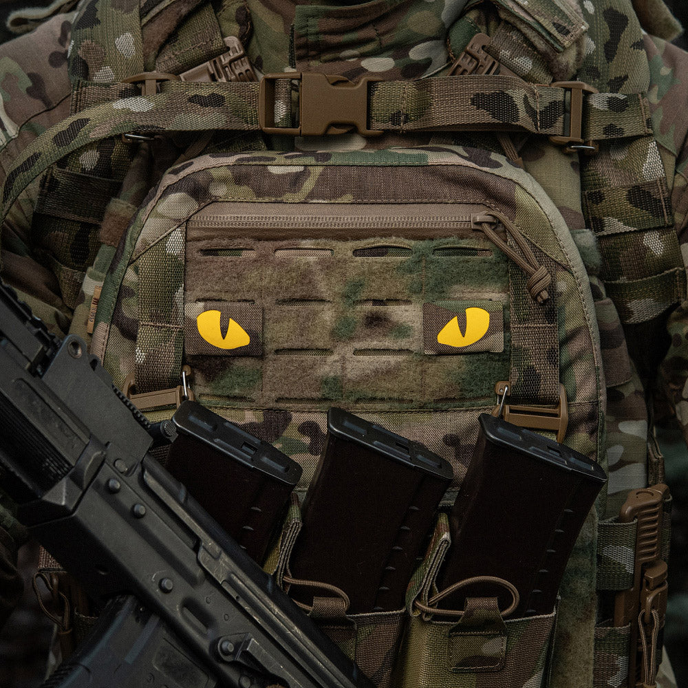 Patch Tigeraugen Laserschnitt (Paar)