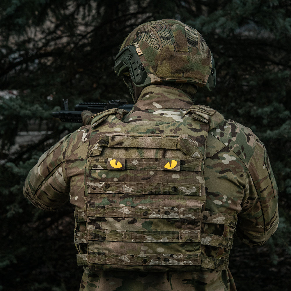 Patch Tigeraugen Laserschnitt (Paar)