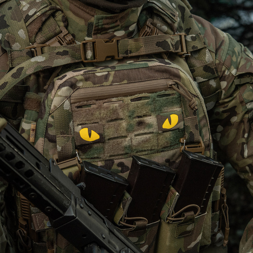 Patch Tigeraugen Laserschnitt (Paar)
