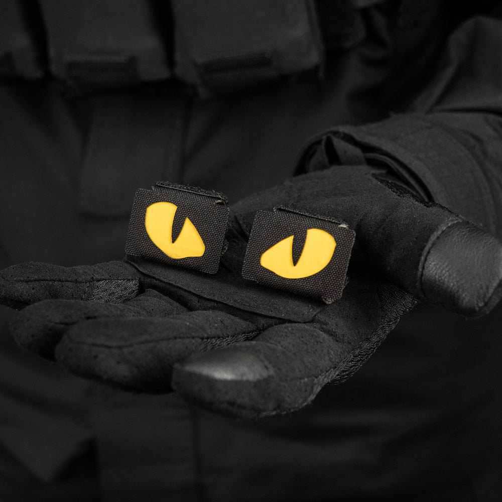Patch Tigeraugen Laserschnitt (Paar)