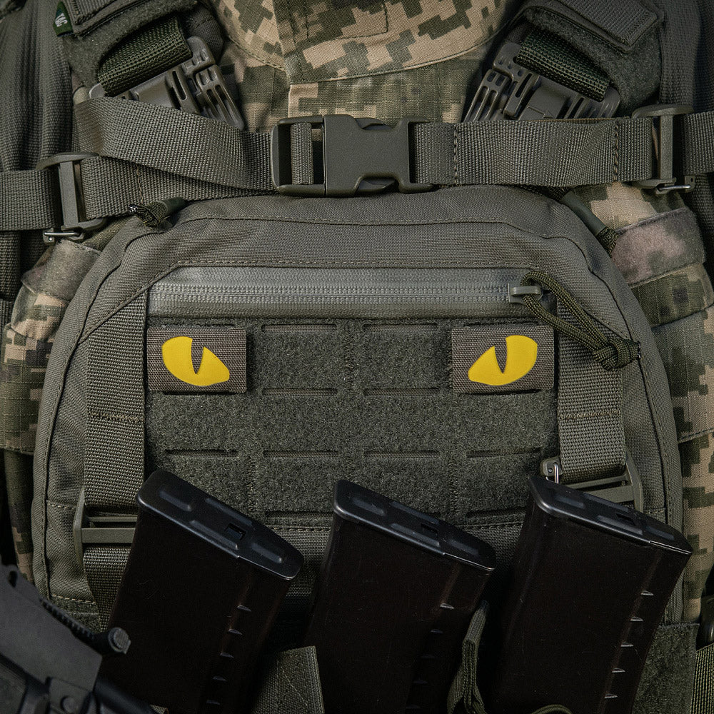 Patch Tigeraugen Laserschnitt (Paar)