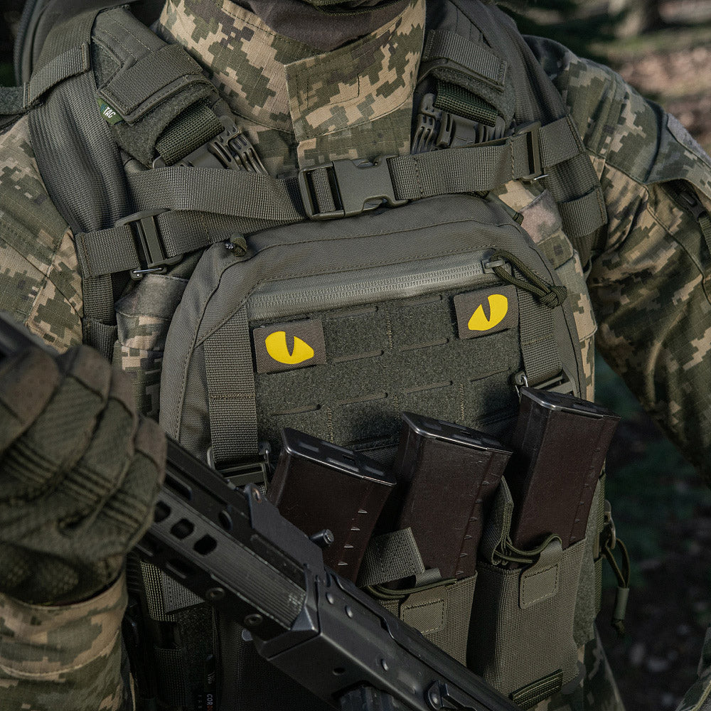Patch Tigeraugen Laserschnitt (Paar)