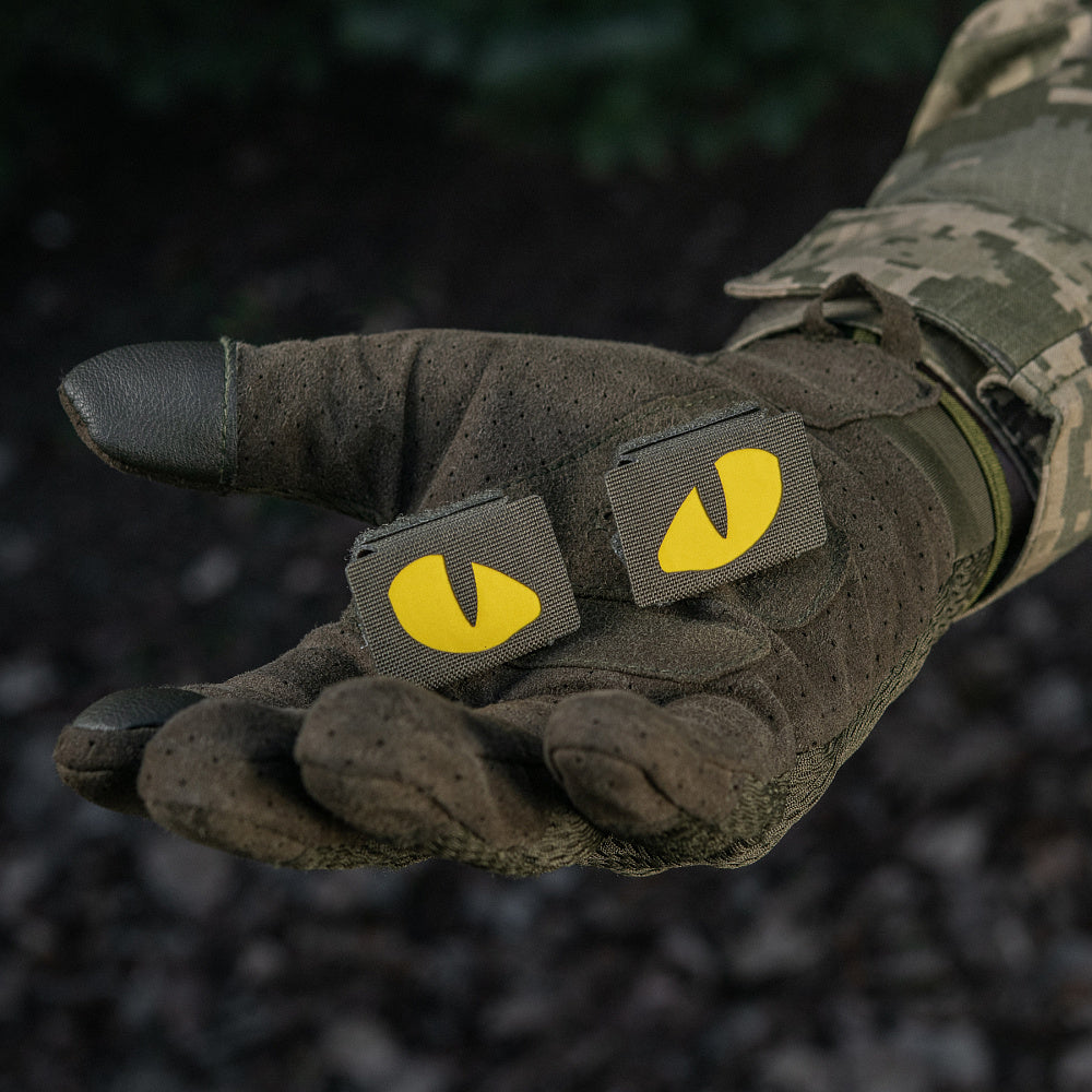 Patch Tigeraugen Laserschnitt (Paar)