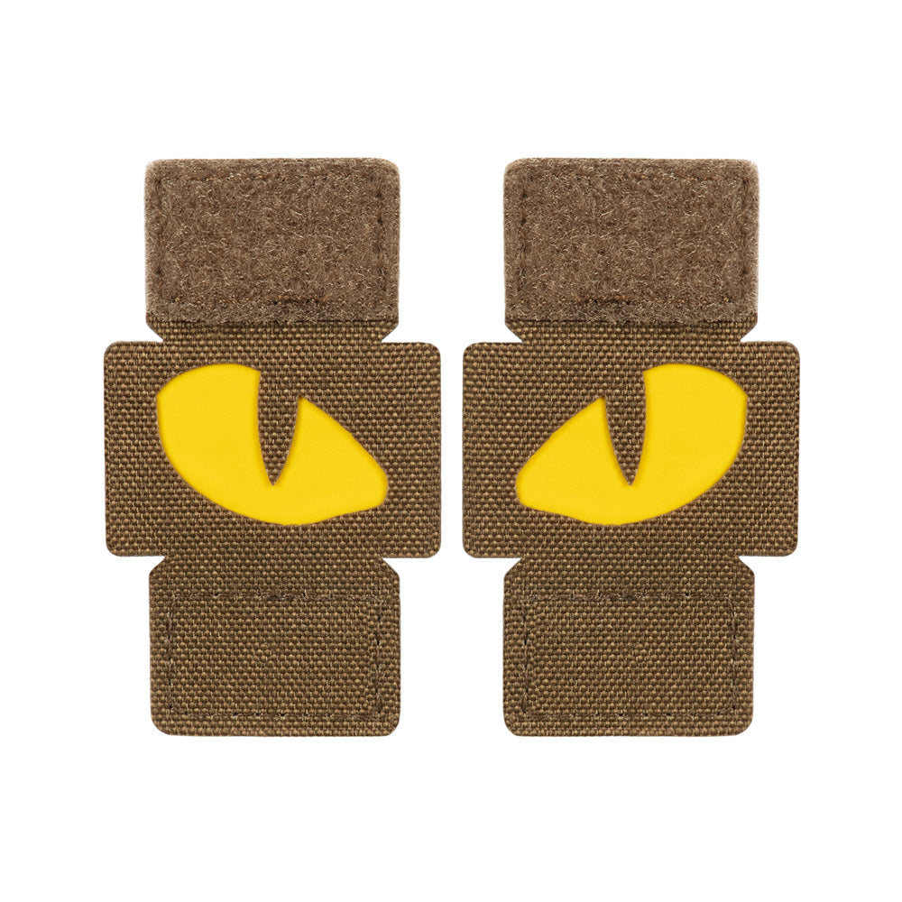 Patch Tigeraugen Laserschnitt (Paar)