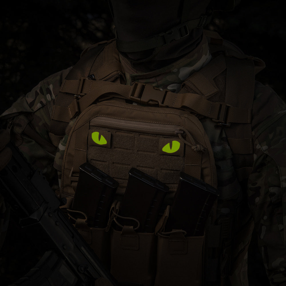 Patch Tigeraugen Laserschnitt (Paar)
