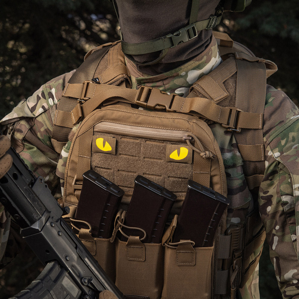 Patch Tigeraugen Laserschnitt (Paar)