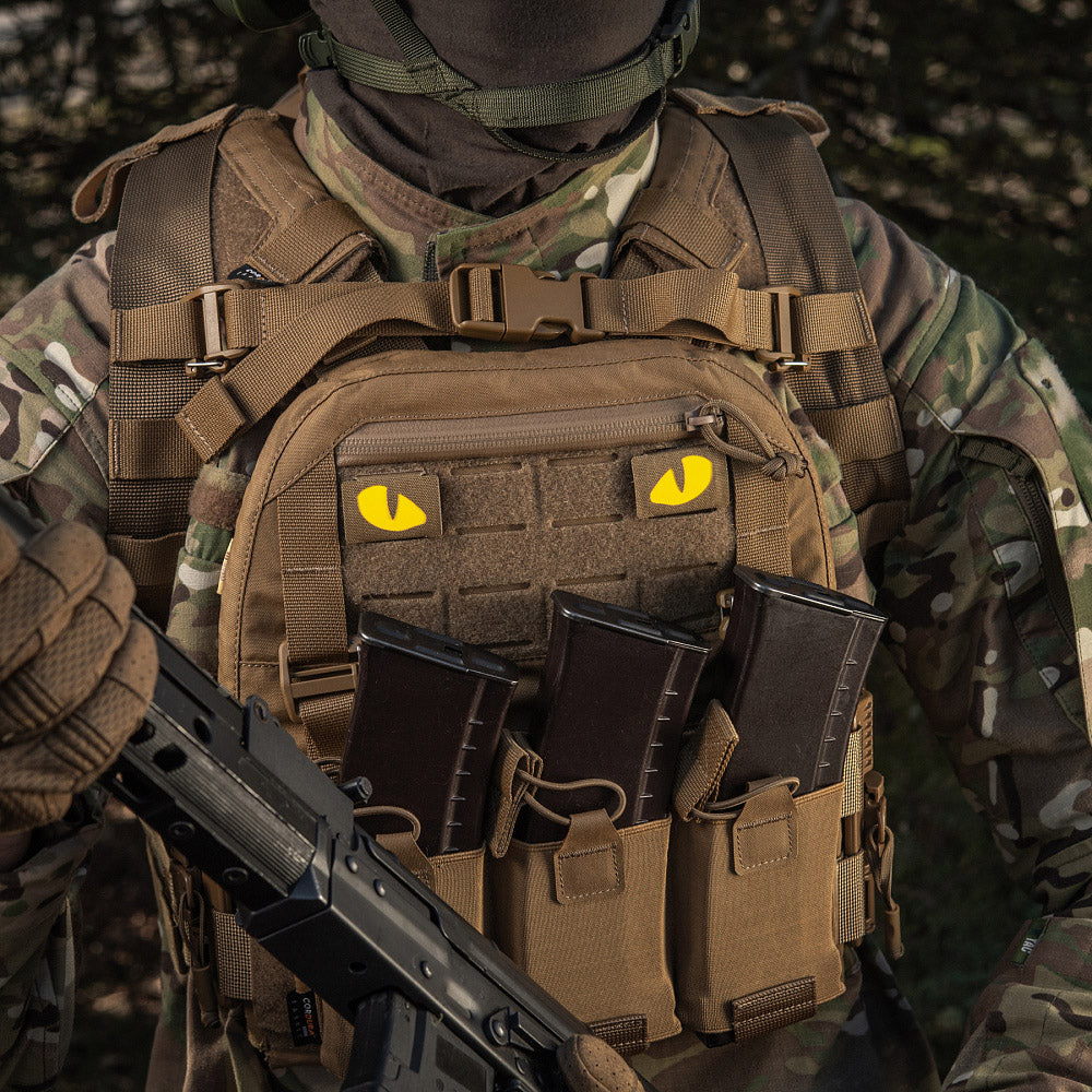 Patch Tigeraugen Laserschnitt (Paar)