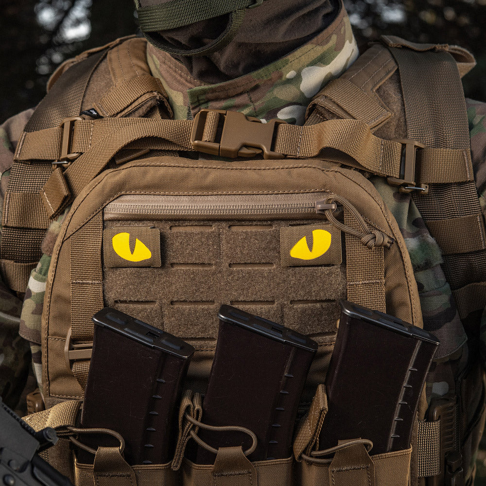 Patch Tigeraugen Laserschnitt (Paar)