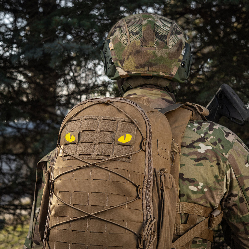 Patch Tigeraugen Laserschnitt (Paar)
