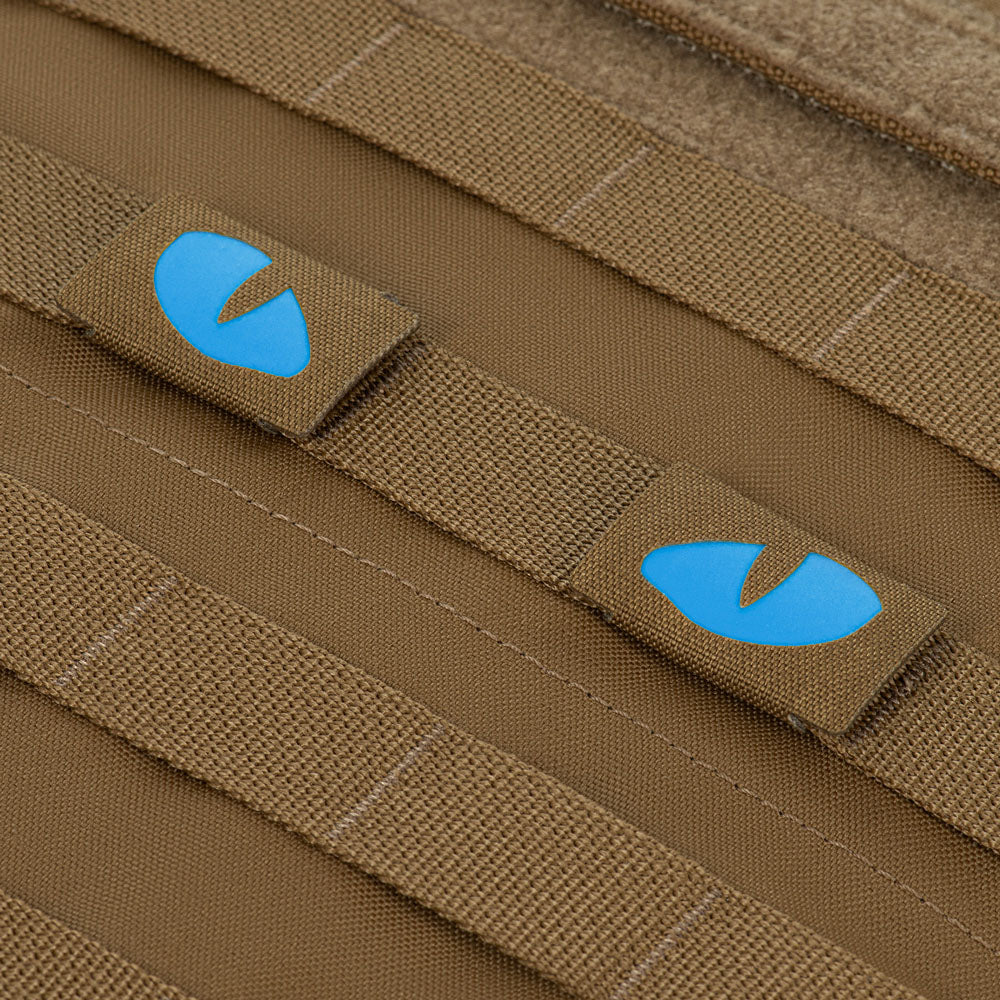 Patch Tigeraugen Laserschnitt (Paar)