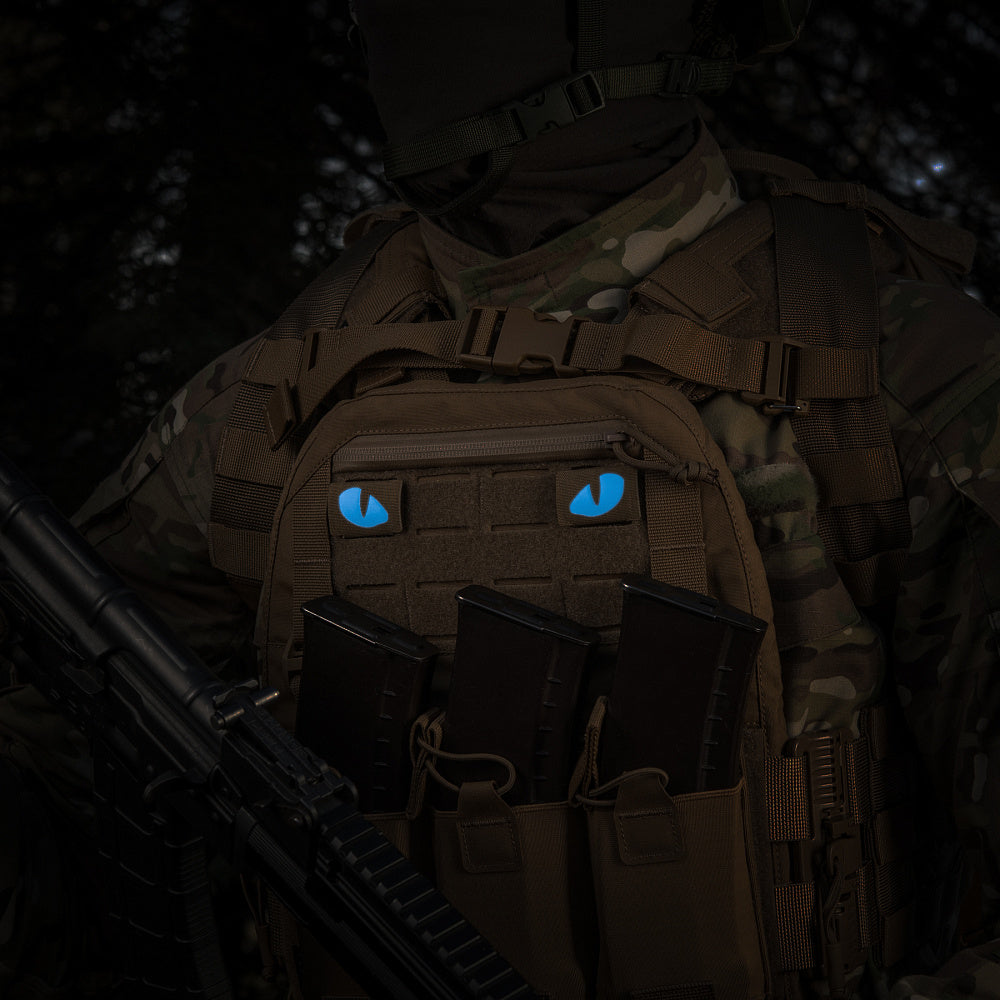 Patch Tigeraugen Laserschnitt (Paar)