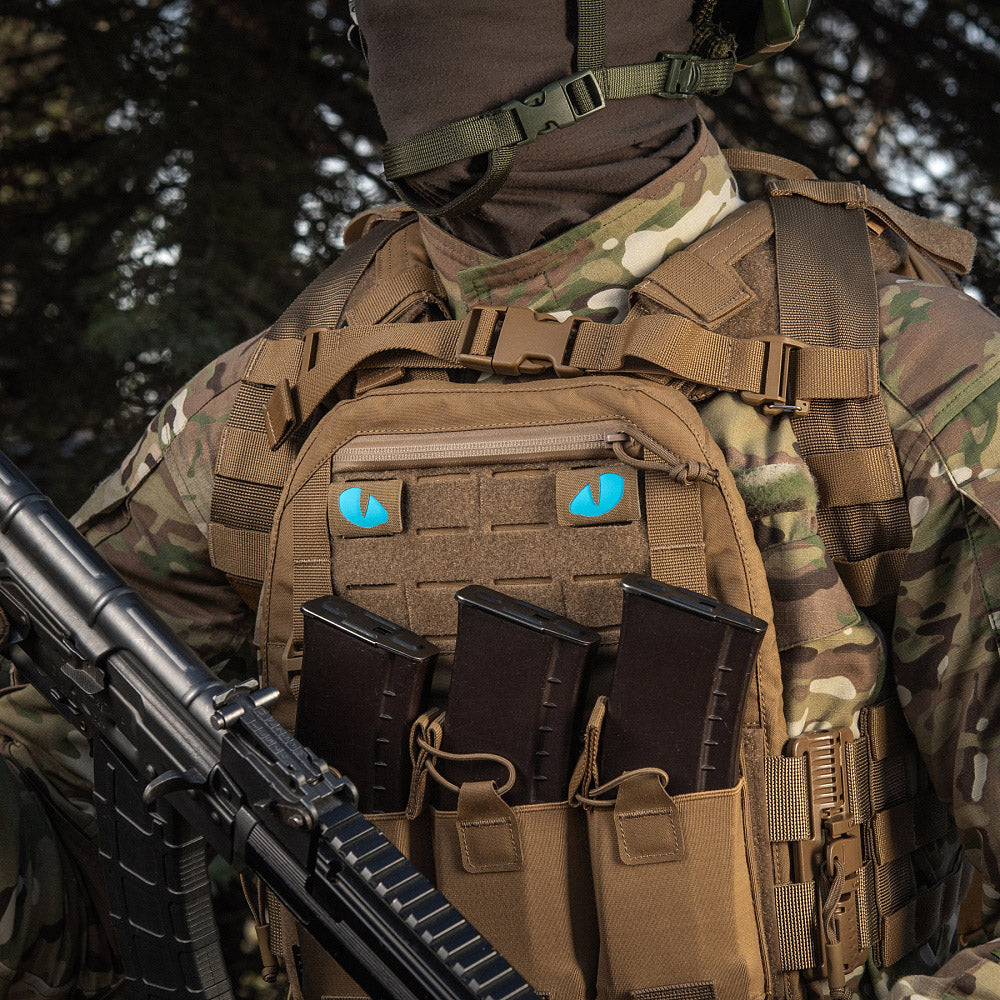 Patch Tigeraugen Laserschnitt (Paar)