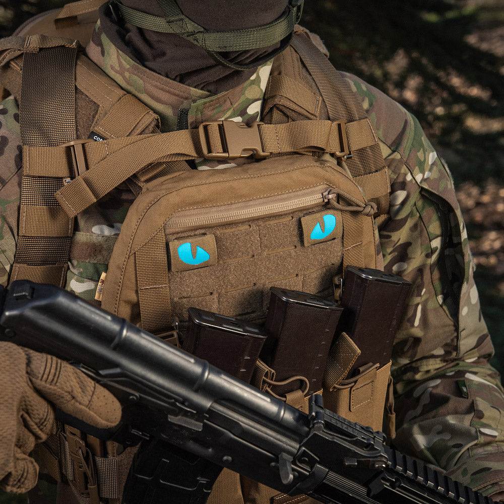 Patch Tigeraugen Laserschnitt (Paar)