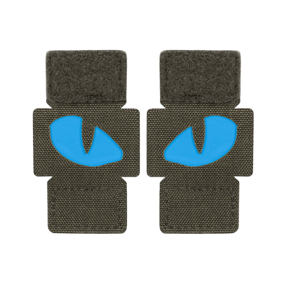 Patch Tigeraugen Laserschnitt (Paar)