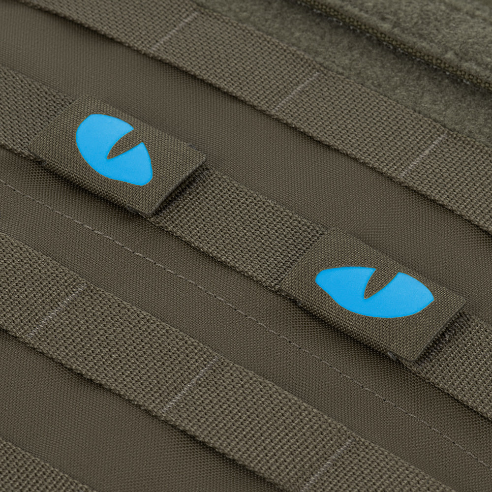 Patch Tigeraugen Laserschnitt (Paar)