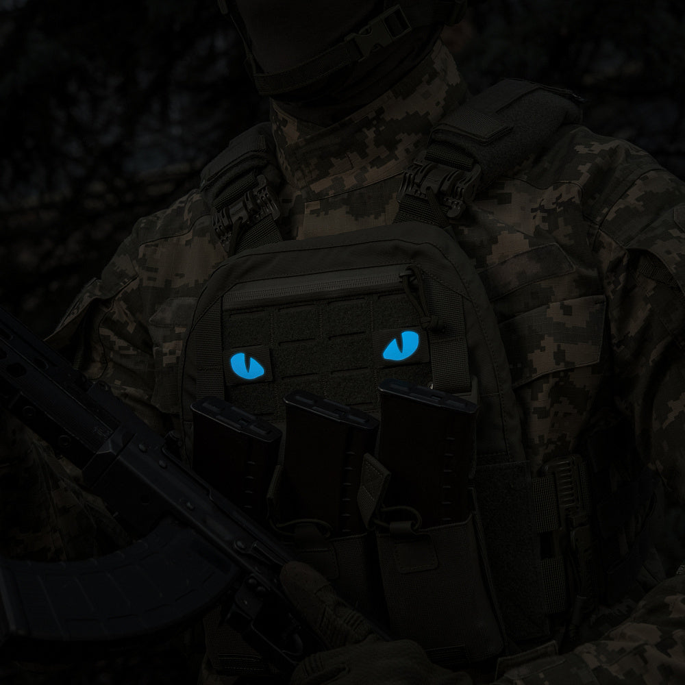 Patch Tigeraugen Laserschnitt (Paar)