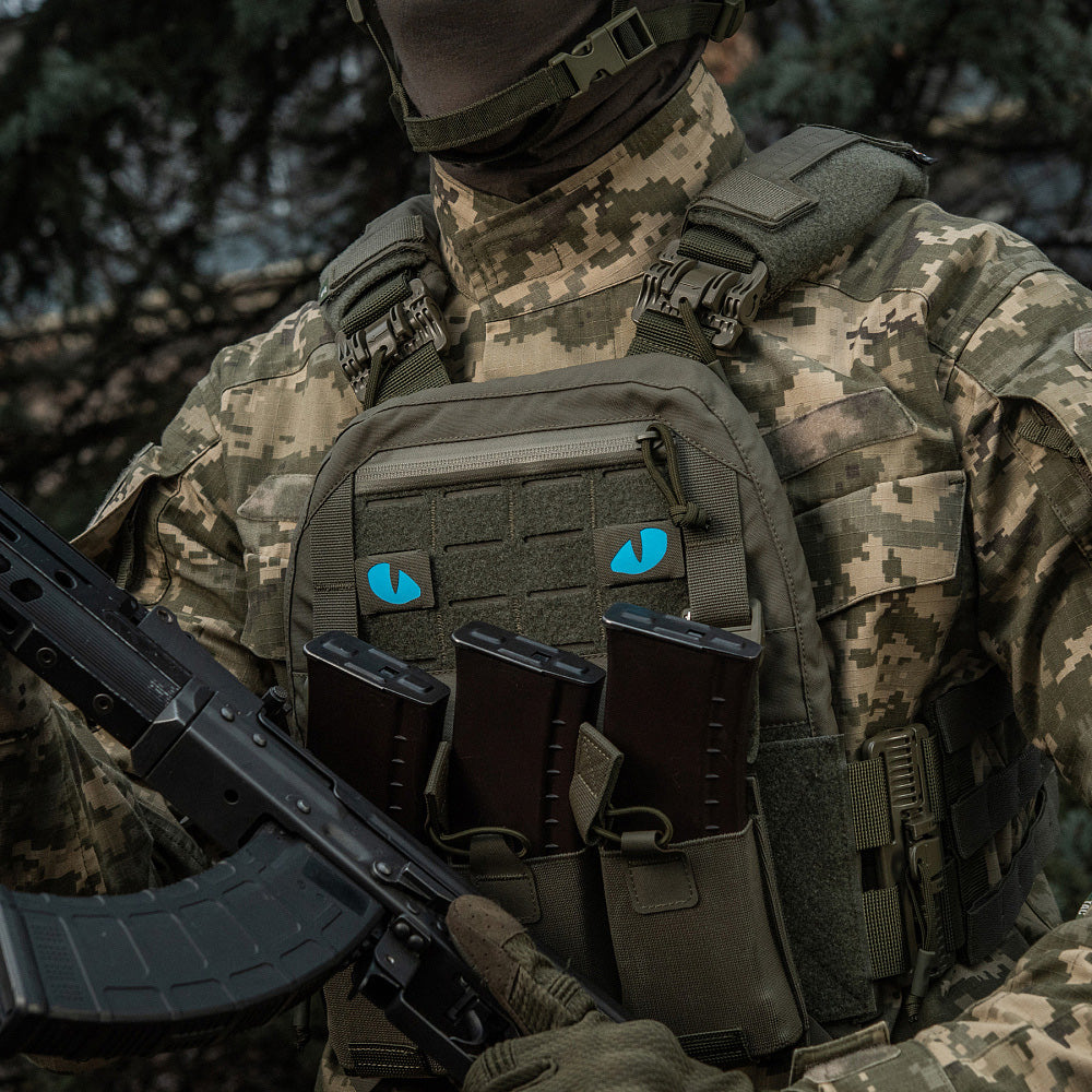 Patch Tigeraugen Laserschnitt (Paar)