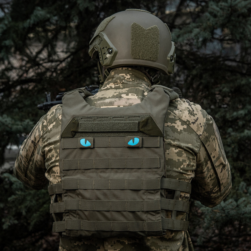 Patch Tigeraugen Laserschnitt (Paar)