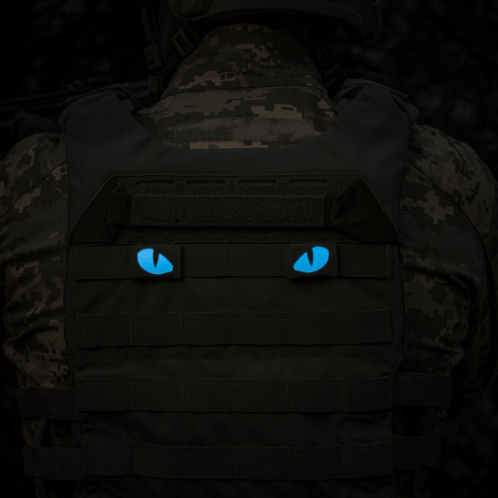 Patch Tigeraugen Laserschnitt (Paar)