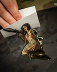 Sticker Tactical girl 