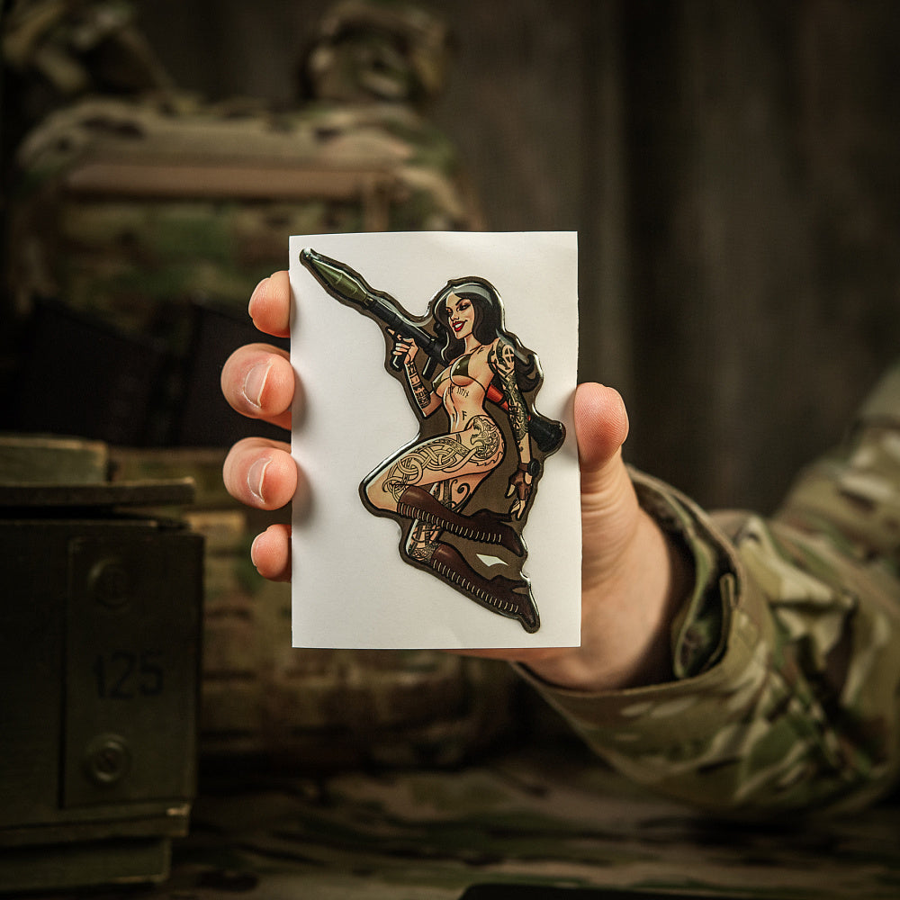 Sticker Tactical girl 