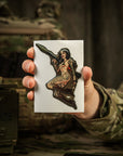 Sticker Tactical girl 