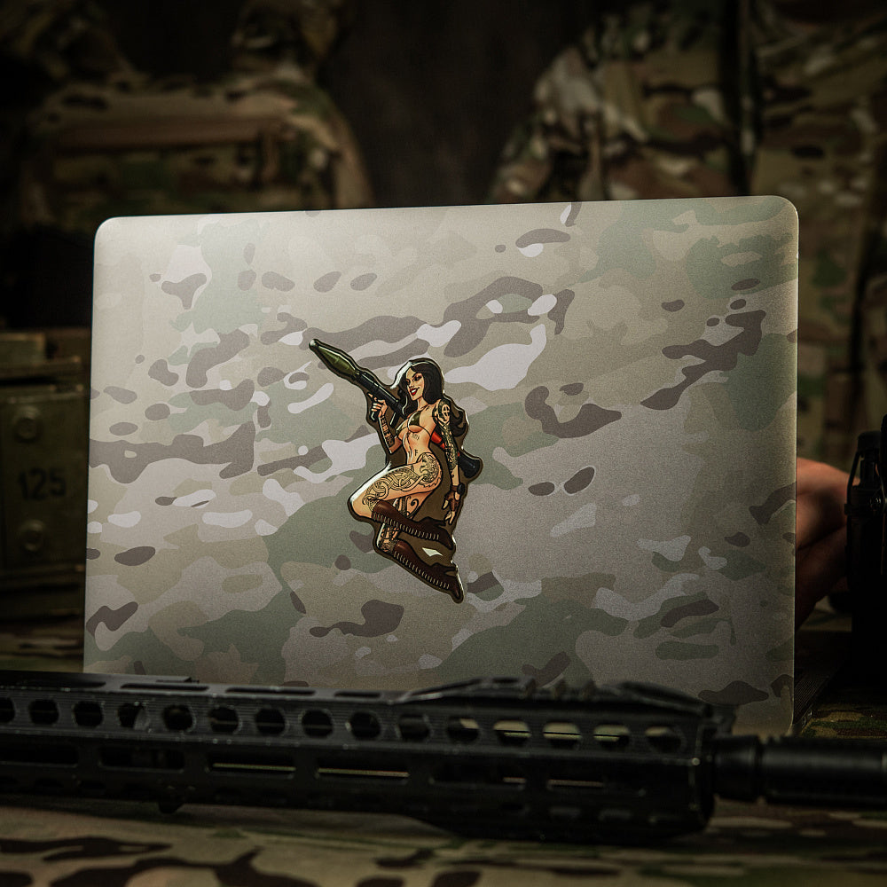 Sticker Tactical girl 