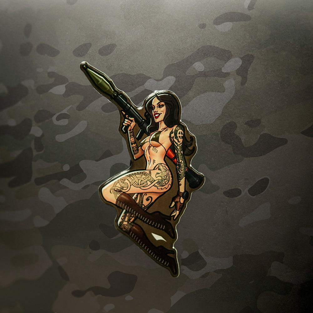 Sticker Tactical girl 