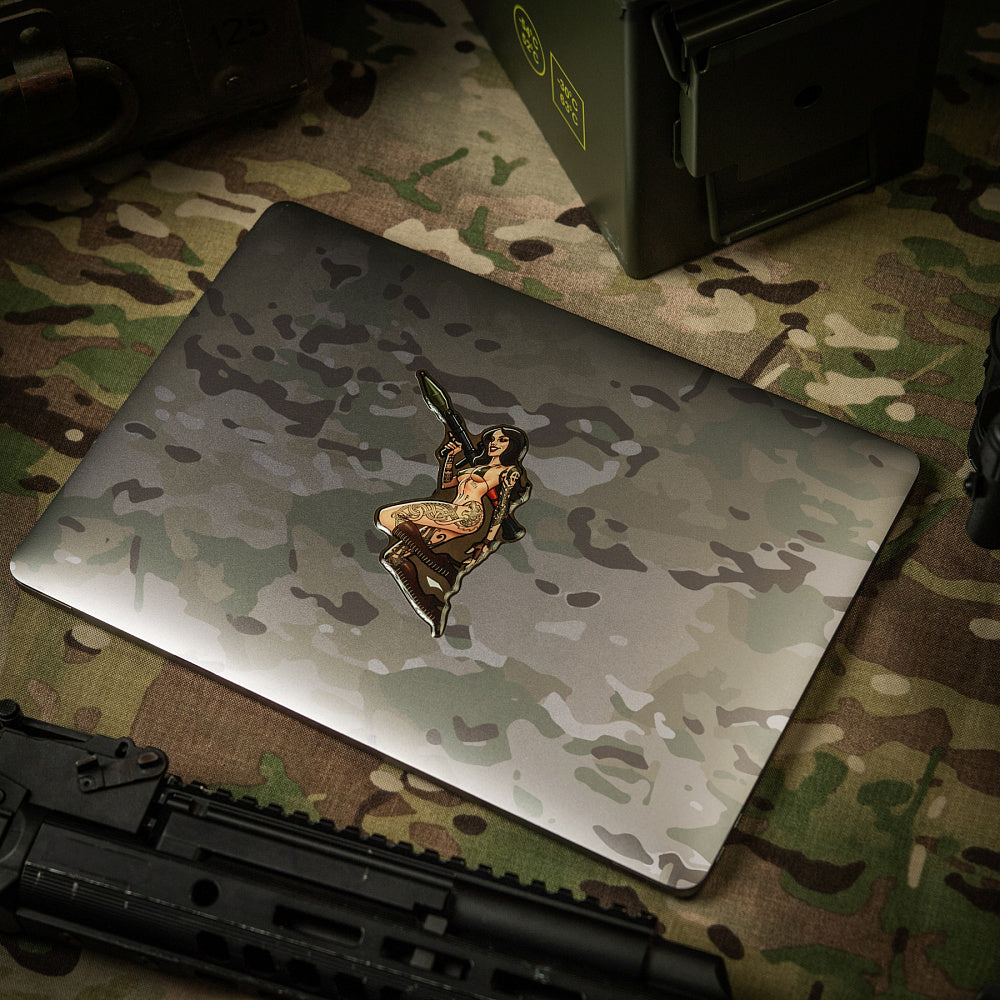 Sticker Tactical girl 