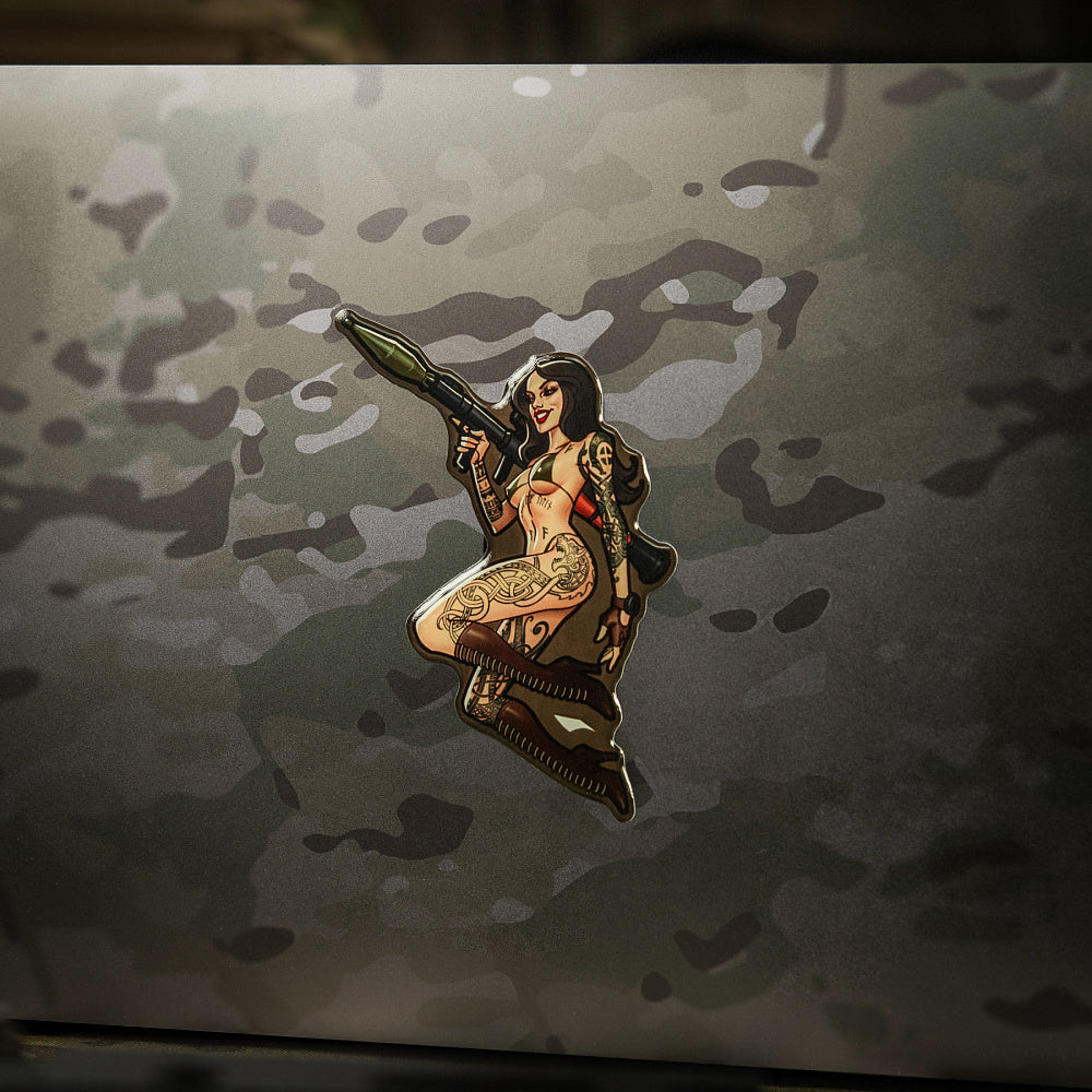 Sticker Tactical girl 