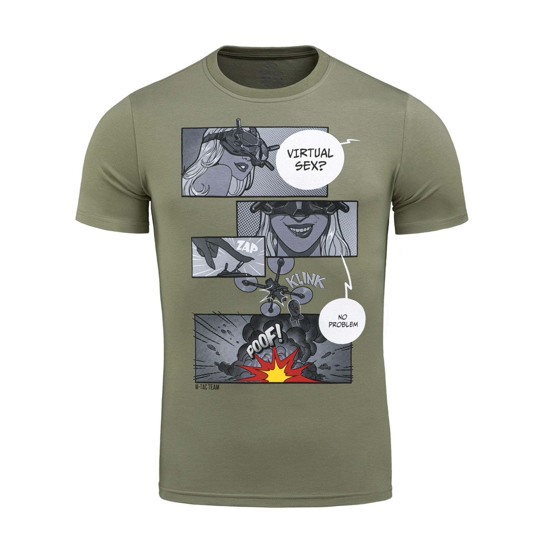 M-Tac T-Shirt Comics Drohnen-Mädchen